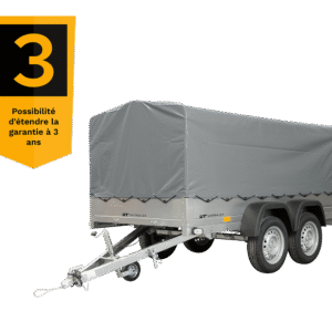 remorque double essieux unitrailer 264/2 kipp
